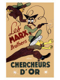 Marx Brothers, Gold Diggers Giclee Print