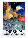 WWII, Merchant Marine Shipping Giclee Print