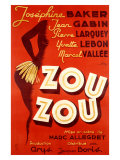 Josephine Baker, Zou Zou Reproduction procédé giclée