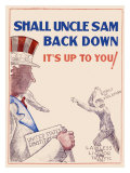 Uncle Sam Liquor Prohibition Poster Lámina giclée Uncle Sam Liquor Prohibition Poster Lámina giclée
