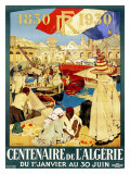 Century French Colony Algiers Lámina giclée