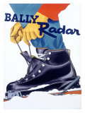 Bally Radar Snow Ski Boot Poster Lámina giclée Bally Radar Snow Ski Boot Poster Lámina giclée