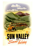 Union Pacific, Sun Valley Summer reproduction procédé giclée