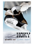 HOKY Ice Skating Shoe Mart Poster Lámina giclée