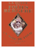 La Revue Folies Bergere Giclée-tryk La Revue Folies Bergere Giclée-tryk