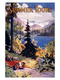 Summer Tours, Union Pacific Railroad Giclee Print