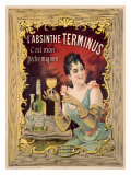Absinthe Aperitif Liqueur Giclee Print
