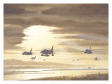 USN A4 Skyhawks F8 Crusaders reproduction procédé giclée par Bill Northup