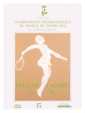 1990 Roland Garro Tennis Championship Lámina giclée 1990 Roland Garro Tennis Championship Lámina giclée