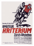 Kriterium Bicycle Race Giclee Print