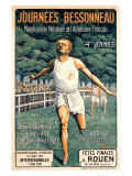 French Sports Federation, Running Giclee Print