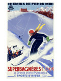 Luchon, Sports d'Hiver Giclee Print