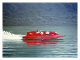 Laura 1A Speed Boat Hydroplane Giclée-Druck von Bill Northup