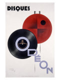 Odeon Audio LP Records Poster Lámina giclée Odeon Audio LP Records Poster Lámina giclée