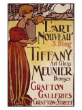 Art Nouveau Tiffany's Glass Giclee Print
