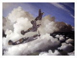 AVG Curtiss Hawk P40C Burma Reproduction procédé giclée par Paul Wollman
