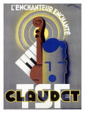Claudet Enchanted Violin Giclee Print