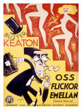 Buster Keaton, Speak Easily Giclee Print