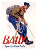Bally Quality Mountaineer Boot Lámina giclée