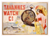 Tavannes Watch Company, Geisha Giclee Print Tavannes Watch Company, Geisha Giclee Print