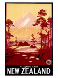 Mount Egmont, New Zealand reproduction procédé giclée
