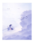 Vietnam USN Vought F8 Crusader VF24 Giclée-Druck von Bill Northup