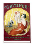 Gritzner Sewing Machine Poster Lámina giclée