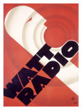 Watt Radio Station reproduction procédé giclée