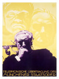 German State Opera Telephone Poster Lámina giclée