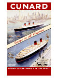Cunard Ocean Liner Giclee Print