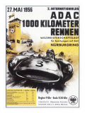 Nurburgring 1000 Auto Race, c.1956 Giclee Print