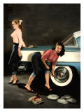 Pin-Up Girl: Rock a Billy Giclee Print by Richie Fahey