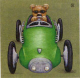 Le Bolide Vert Kunst af Raphaele Goisque Le Bolide Vert Kunst af Raphaele Goisque