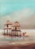 On the Waterfront I Prints by Jan Eelse Noordhuis