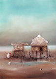 On the Waterfront II Print by Jan Eelse Noordhuis