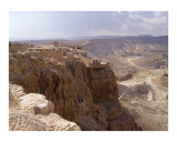View from atop Masada - Dead Sea area, Israel Photographie par Jim Stanfield