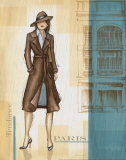 Rain Paris Poster von Andrea Laliberte