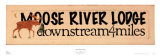 Moose River Lodge Print