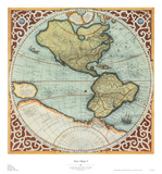 Terra Major I Prints by Gerardus Mercator