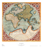 Terra Major II Affiche par Gerardus Mercator
