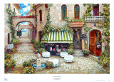 Trattoria di Lugano Poster von Roger Duvall