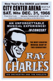 Dennis Loren - Ray Charles at the City Center Arena, Seattle, 1966 Plakát