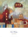 City Houses I Poster par Elli Milan
