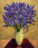 Blue Iris Bouquet Posters by Shelly Bartek Blue Iris Bouquet Posters by Shelly Bartek