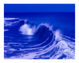 Blue Curl - Ocean City, Maryland Photographie par Debby WESTCOTT