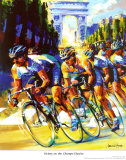 Victory on the Champs-Elysees Reprodukcje autor Malcolm Farley