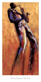 Sax Solo Affiches par Monica Stewart