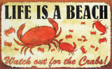 Life's A Beach Emaille bord
