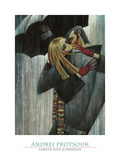 L'Amour sous le Parapluie Prints by Andrei Protsouk