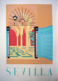 Sevilla Sérigraphie par Perry King